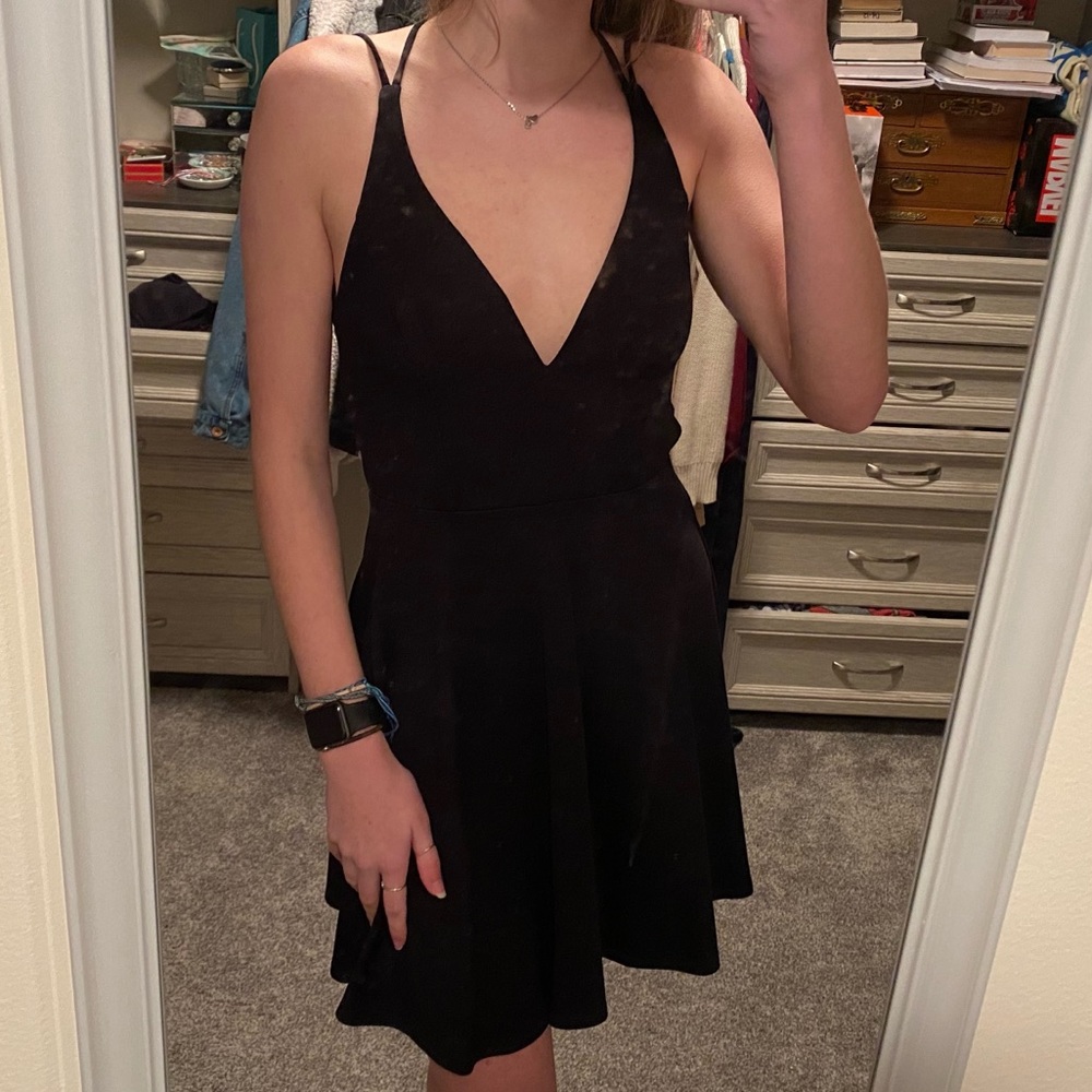 Strappy Black Lulu’s Dress